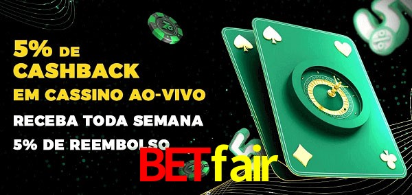 Promoções do cassino ao Vivo betfair